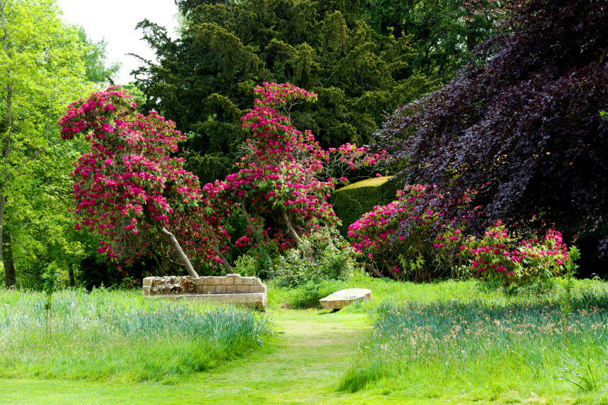 Chirk Castle Gardens, Chirk, Denbighshire, Wales, Great Britain