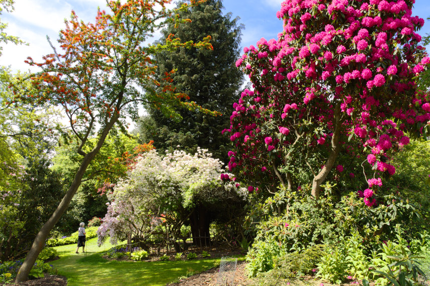 Chirk Castle Gardens, Chirk, Denbighshire, Wales, Great Britain