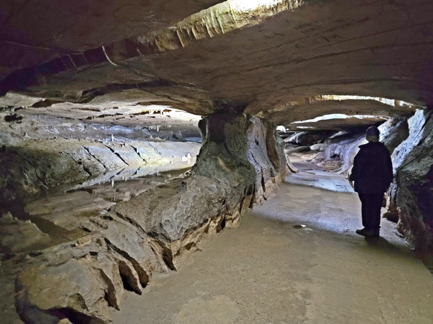 View of Ingleborough Cave, Clapham, Yorkshire, England