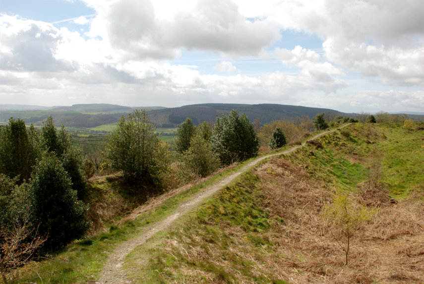 Bury Ditches Iron Age Hill Fort, Chapel Lawn, Radnorshire, England