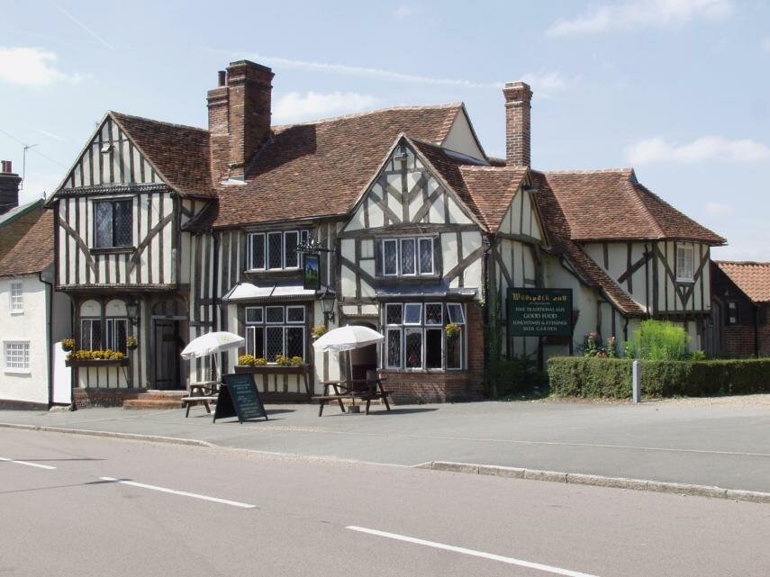 The 15th Century Woolpack Inn, Church Street, Coggeshall, Essex, England