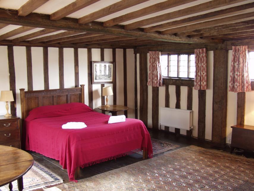 A Bedroom Room, Peake's House, Dutch Quarter, Colchester, Essex, England, Great Britain