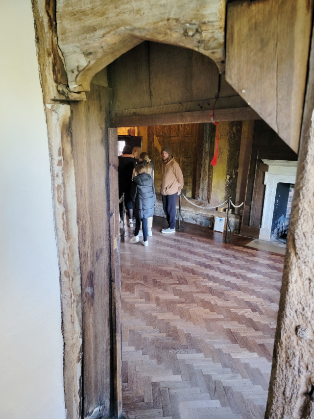 View of the Great Parlour, Little Moreton Hall, Congleton, Cheshire