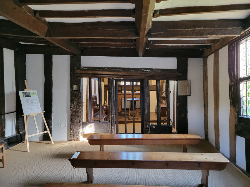 The Chapel, Little Moreton Hall, Congleton, Cheshire, Great Britain