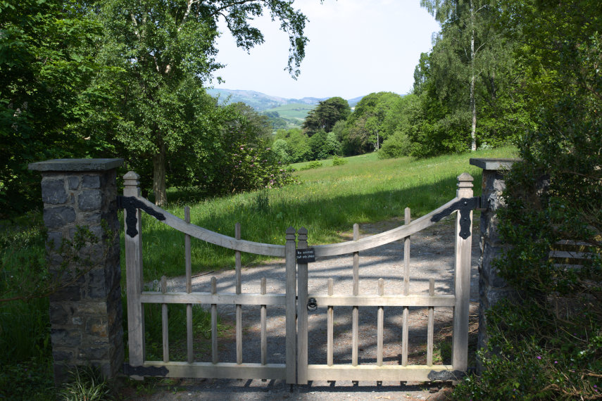 The Lily Pond, Bodnant Gardens, Denbighshire, Wales, Great Britain