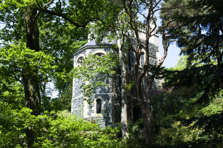 Far End, Bodnant Gardens, Denbighshire, Wales, Great Britain