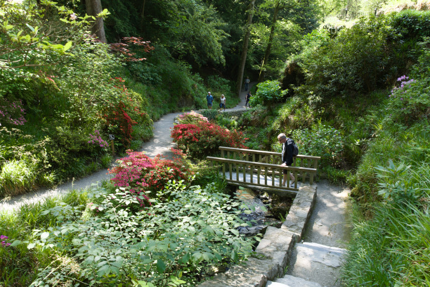 Far End, Bodnant Gardens, Denbighshire, Wales, Great Britain