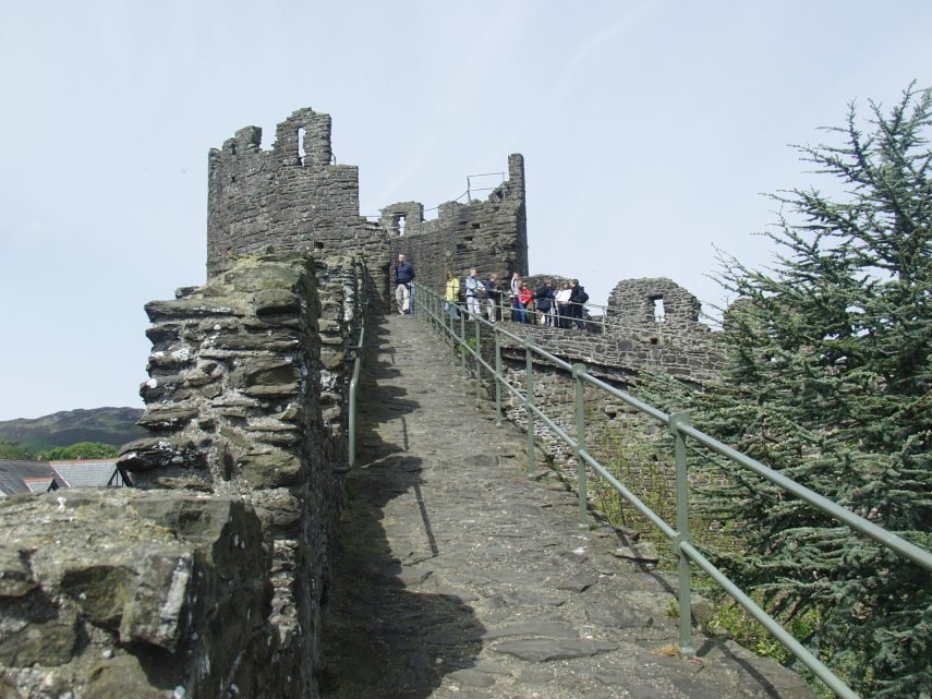 On the Town Walls, Conwy, Caernarfonshire, Wales, Great Britain