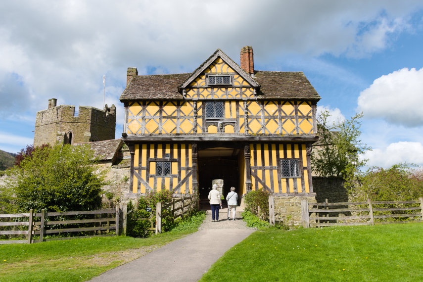 Stokesay Castle, Craven Arms, Shropshire, Great Britain