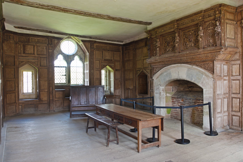 The Solar, Stokesay Castle, Craven Arms, Shropshire, Great Britain