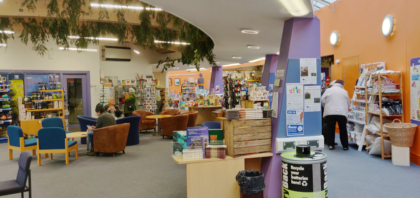 View of a recreational area, Discovery Centre, Craven Arms, Shropshire, Great Britain