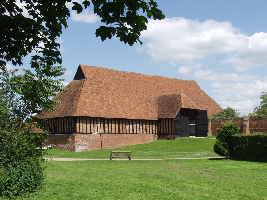 Wheat Barn, Cressing Temple Barns, Braintree, Essex, England, Great Britain