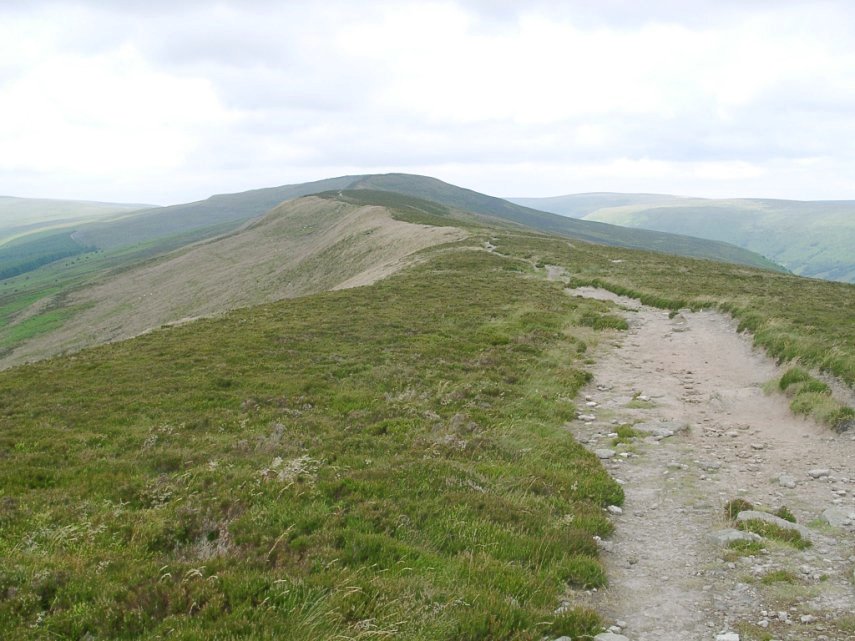 The Chwarel y Fan ridge, Vale of Ewyas, Black Mountains, Brecknockshire