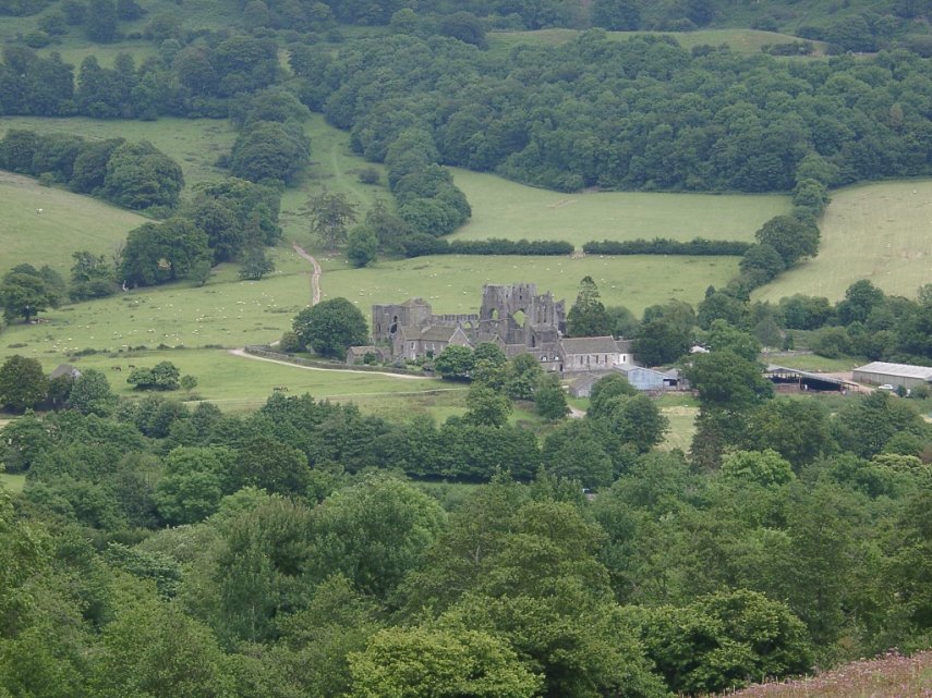 Llanthony Priory, Vale of Ewyas, Black Mountains, Brecknockshire