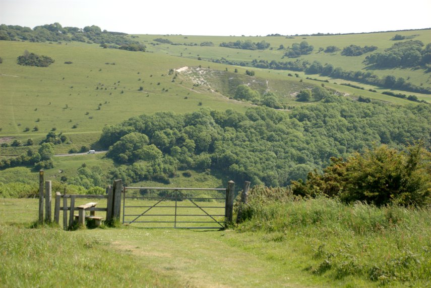 A view around the Devil's Dyke, Sussex, England, Great Britain