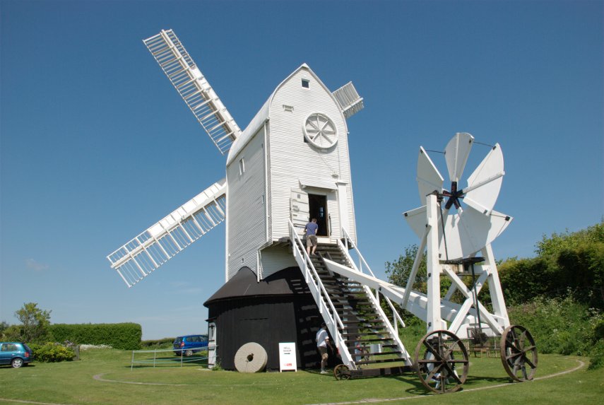 Jill Windmill, Ditchling Beacon, Sussex, England, Great Britain
