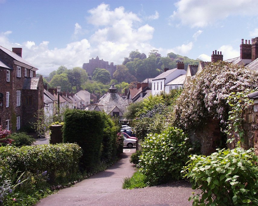 Village of Dunster, Somerset, England