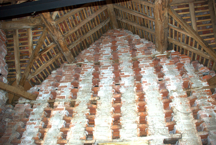 The Dovecote Interior, Eardisland, Herefordshire, England, Great Britain