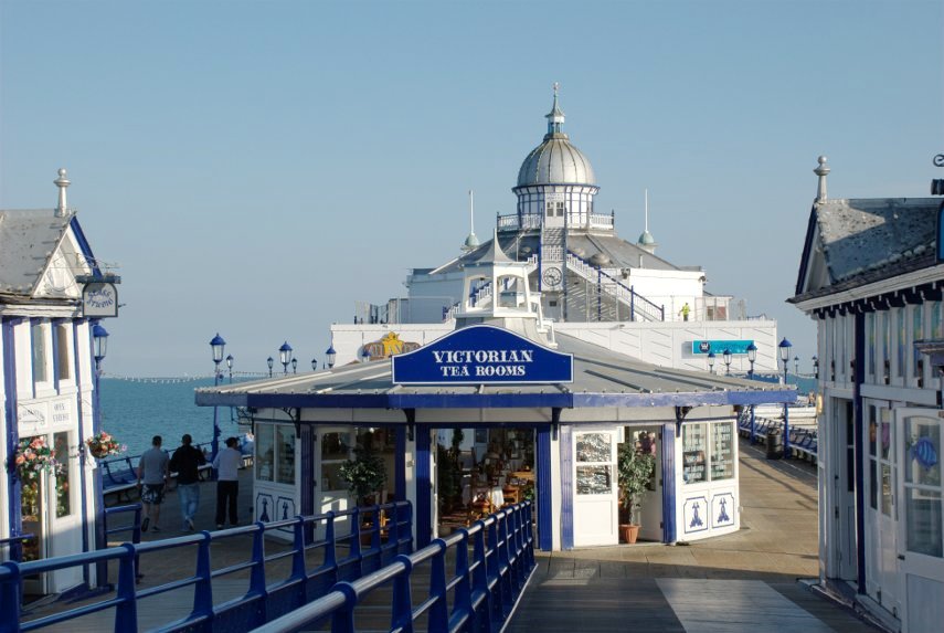 The Victorian Tearooms on the Pier, Eastbourne, Sussex, England, Great Britain