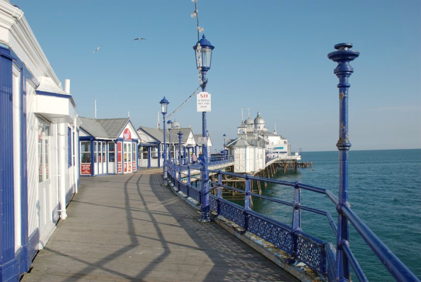 The Pier Walkway, Eastbourne, Sussex, England, Great Britain