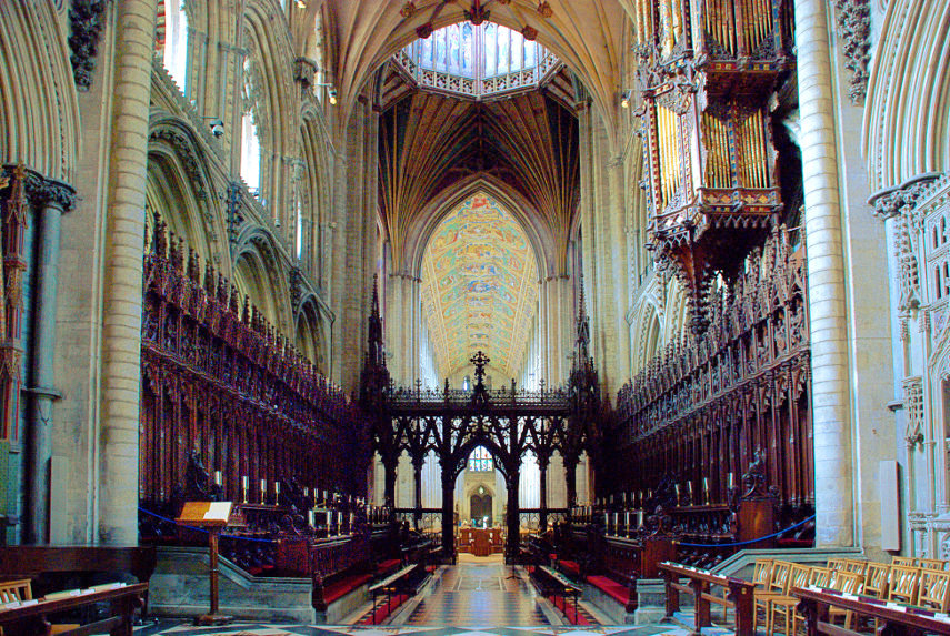The Quire, Ely Cathedral, Ely, Cambridgeshire, England, Great Britain