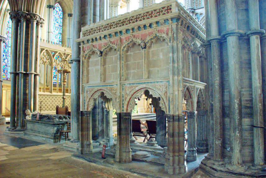 Bishop Hotham's Tomb, Ely Cathedral, Ely, Cambridgeshire, England, Great Britain