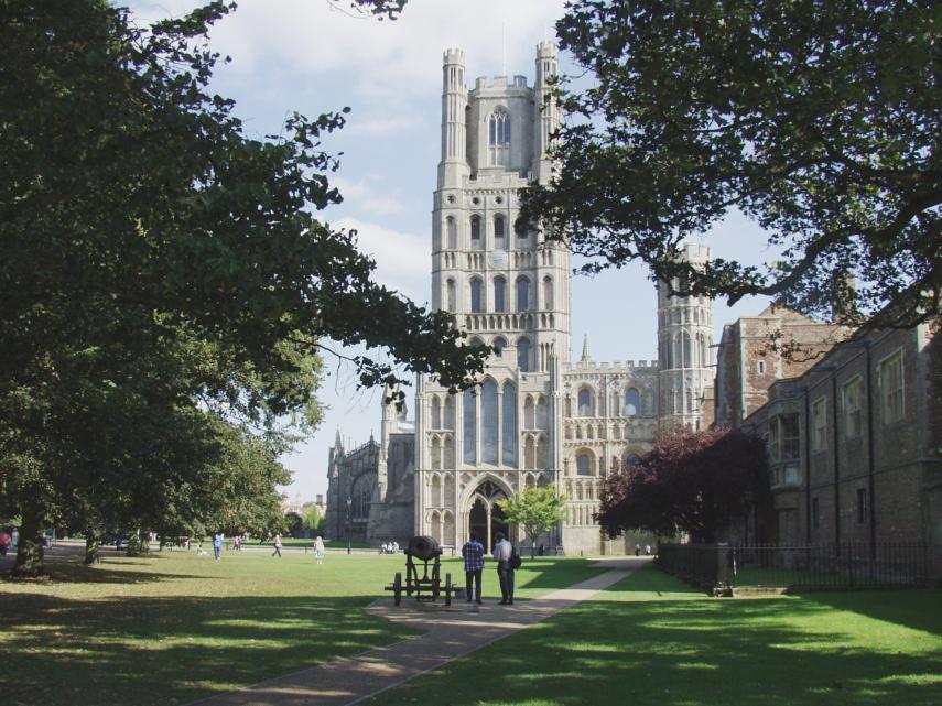 The West Tower, Ely Cathedral, Ely, Cambridgeshire, England, Great Britain