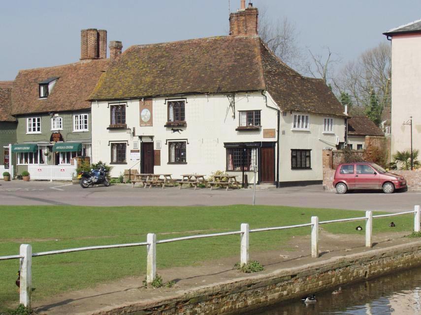 The Fox Inn, Finchingfield, Essex, England, Great Britain