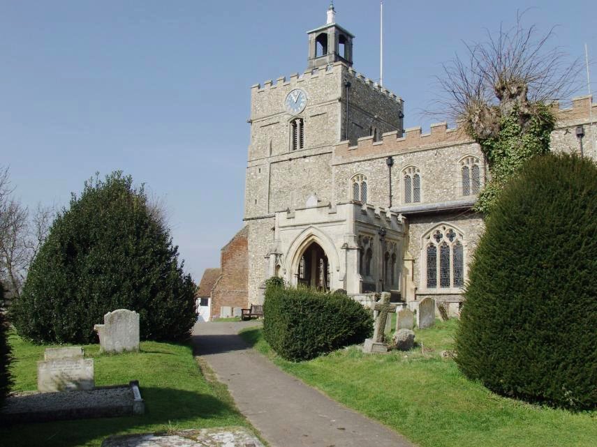The Church of St. John the Baptist, Finchingfield, Essex, England, Great Britain