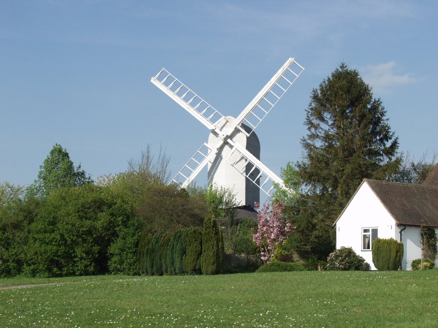 The Windmill, Finchingfield, Essex, England, Great Britain