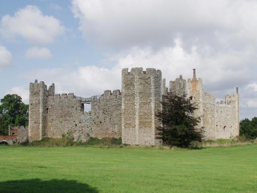 South-East View, Framlingham Castle, Framlingham, Suffolk, England, Great Britain