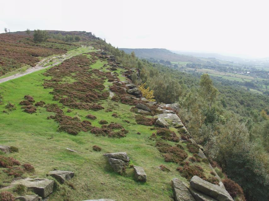 Froggatt Edge looking South, Derbyshire, England, Great Britain