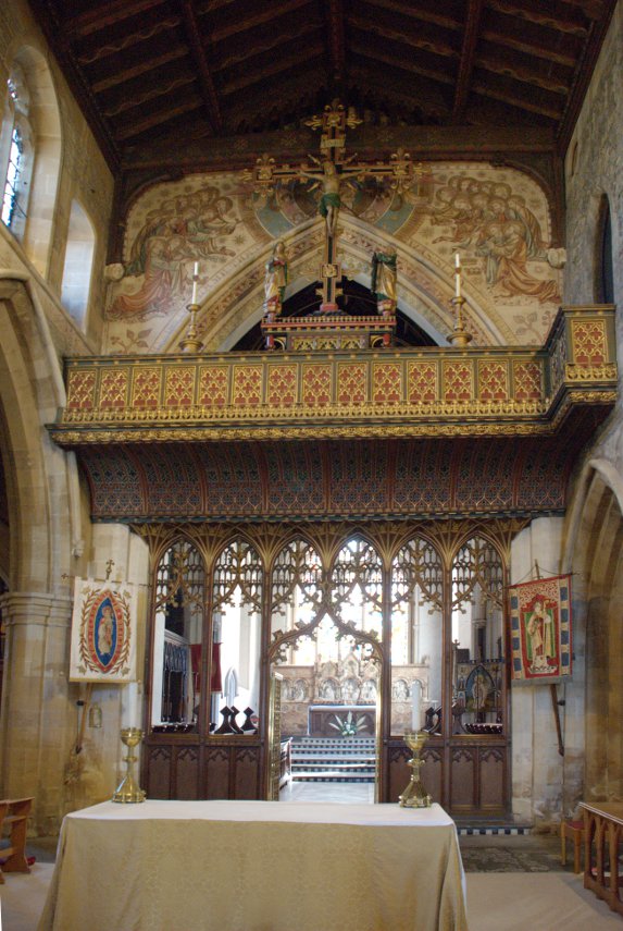 The Rood Screen, St. John the Baptist Church, Frome, Somerset, England, Great Britain