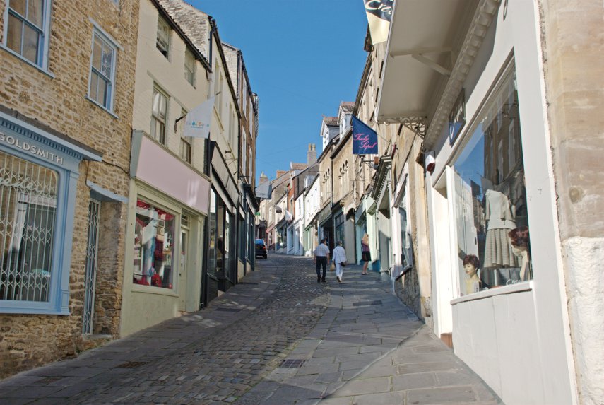 Catherine Hill, Frome, Somerset, England, Great Britain