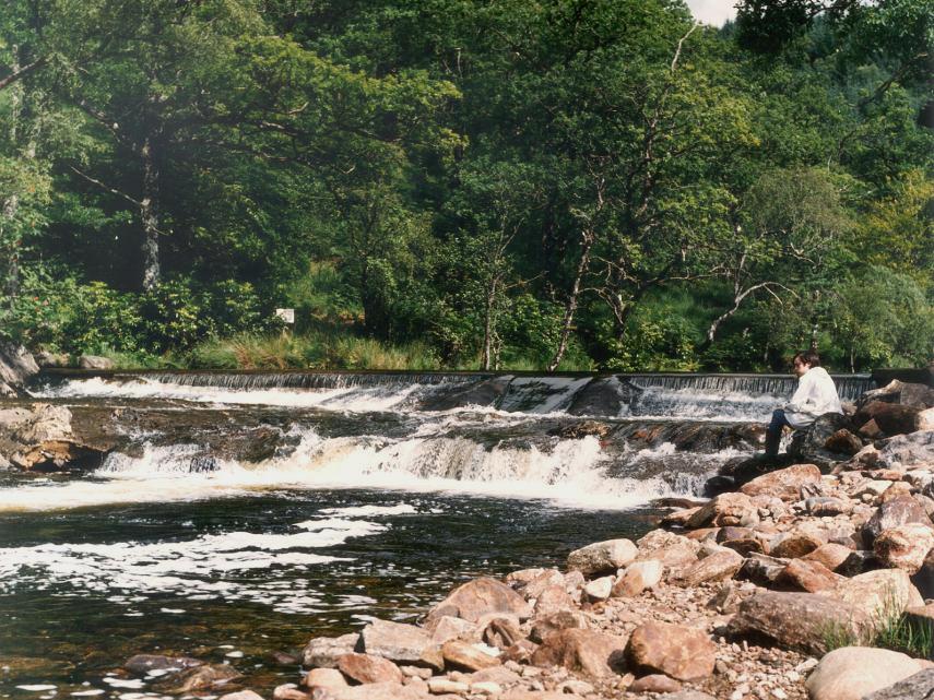 Photograph of the River Moidart in Glen Moidart near Ardmollich, Scotland, Great Britain