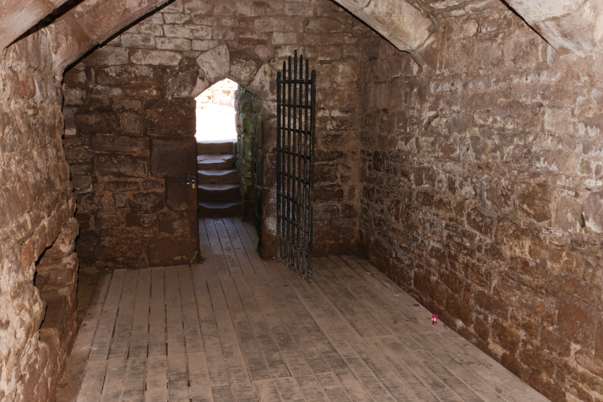 The Prison below the Keep, Goodrich Castle, Goodrich, Herefordshire.