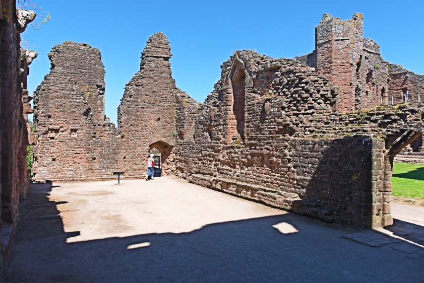 The Great Hall, Goodrich Castle, Goodrich, Herefordshire.