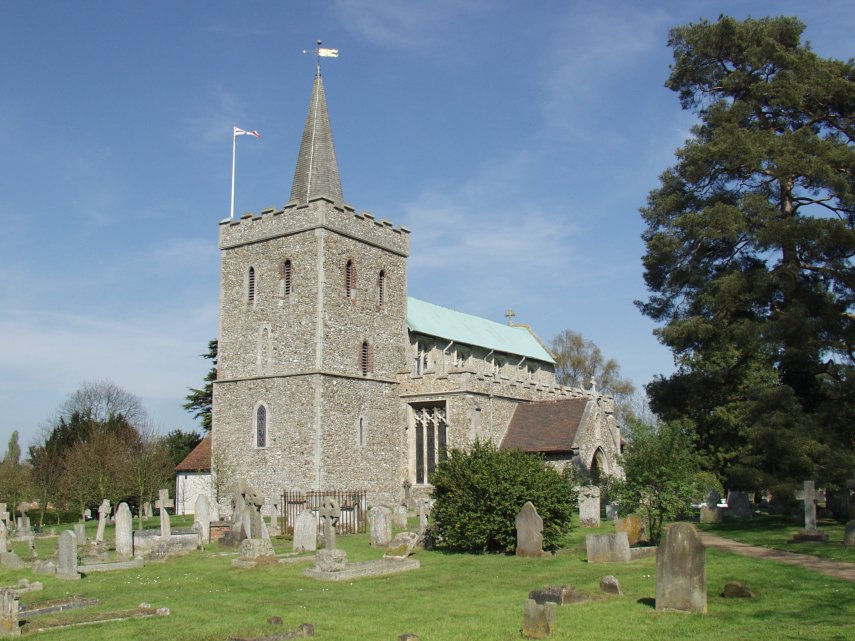 The Church of St. Mary the Virgin, Great Bardfield, Essex, England, Great Britain
