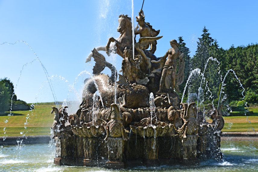 The Fountain, Witley Court, Worcestershire, England, Great Britain