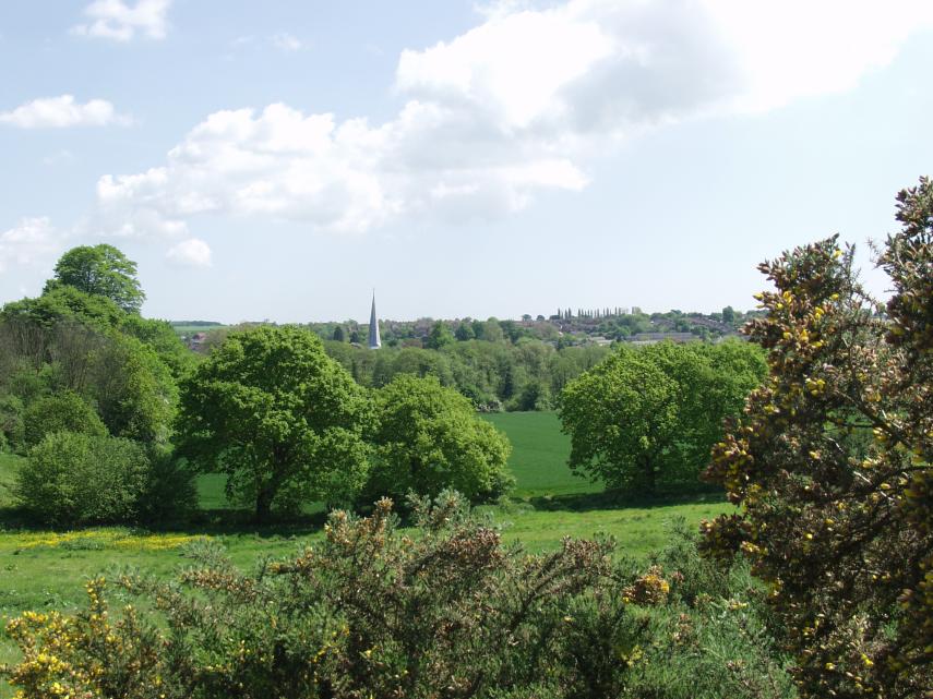Photograph of the view from Constitution Hill, Hadleigh, Suffolk, England - Landscapes