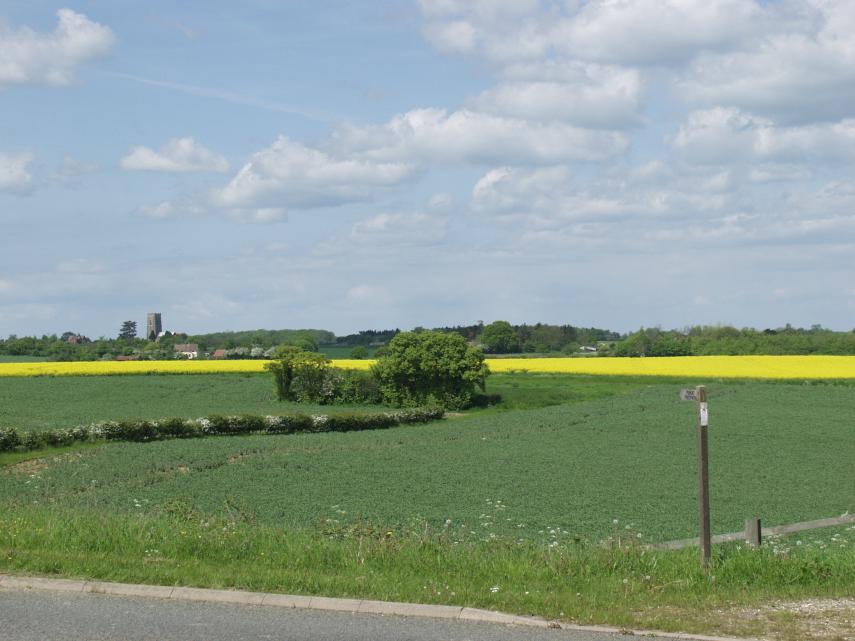 View of Hadleigh from Constitution Hill, Hadleigh, Suffolk, Great Britain