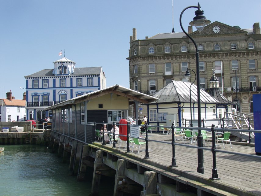 The Ha'penny Pier, Harwich, Essex, England, Great Britain