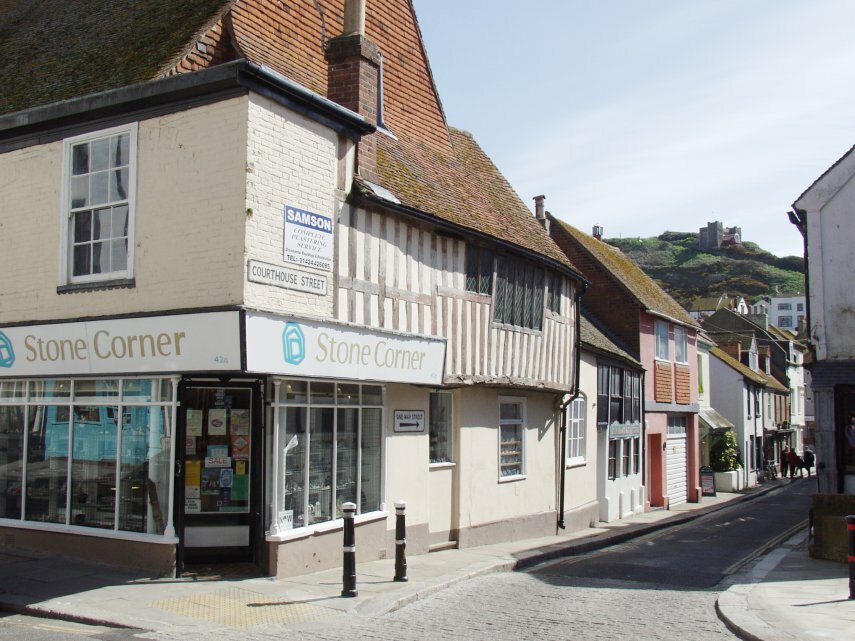 Courthouse Street, Old Town, Hastings, Sussex, England, Great Britain