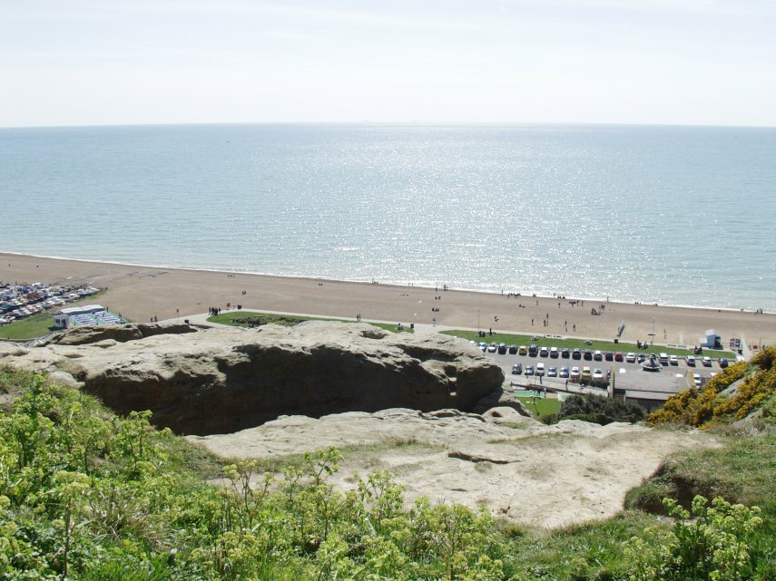 The Shore from West Hill, Hastings, Sussex, England, Great Britain