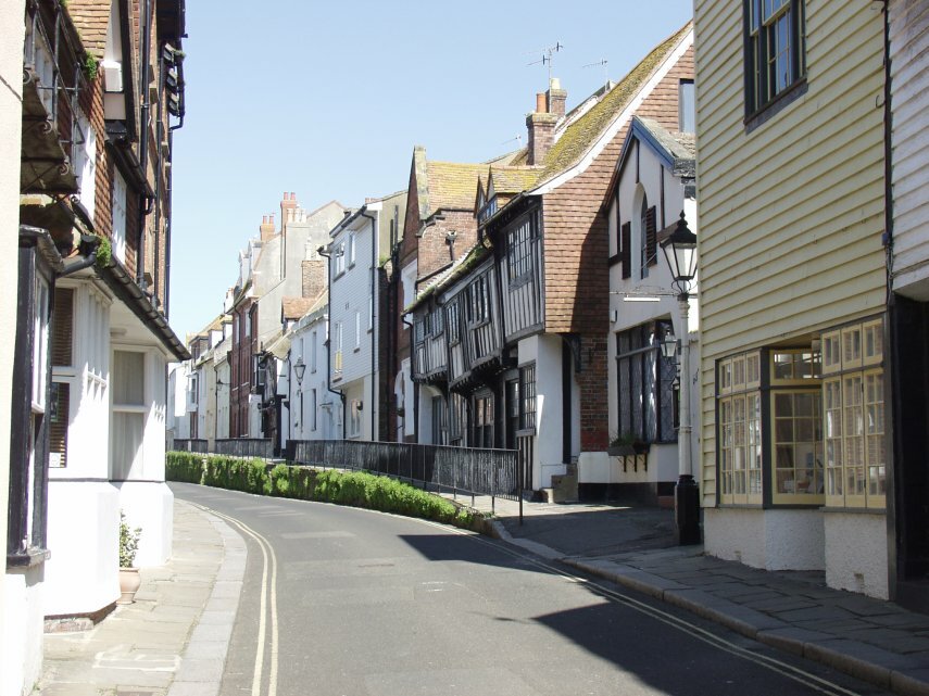 All Saints Street, Old Town, Hastings, Sussex, England, Great Britain