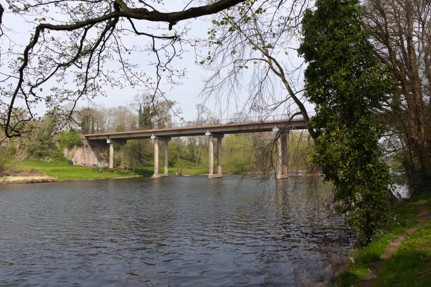The Road Bridge, Hay-on-Wye, Brecknockshire, Wales, Great Britain