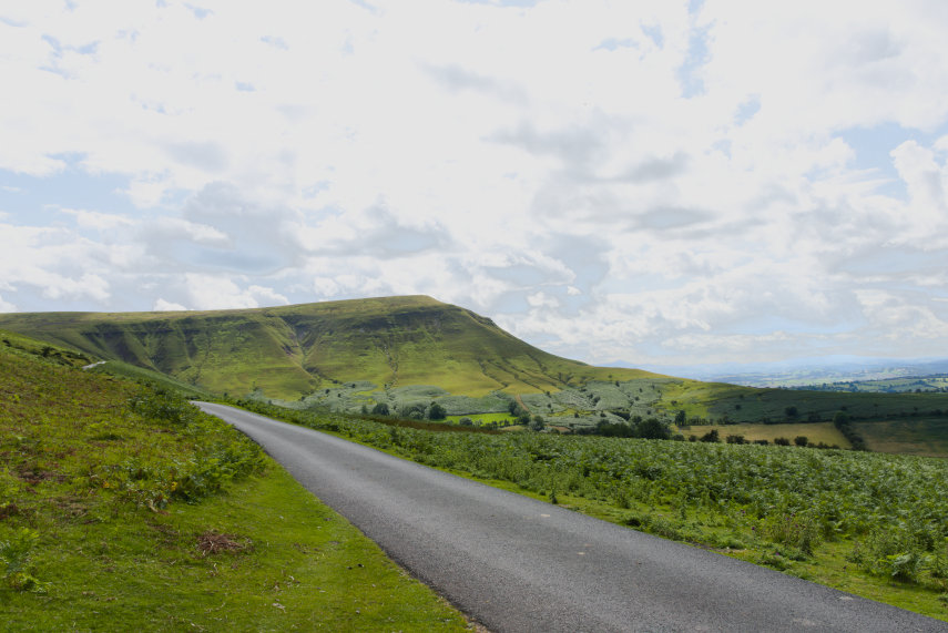 On Gospel Pass, Hay-on-Wye, Brecknockshire, Wales, Great Britain