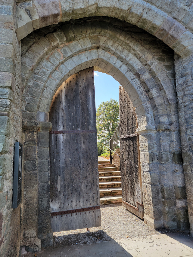 Hay Castle, Hay-on-Wye, Brecknockshire, Wales