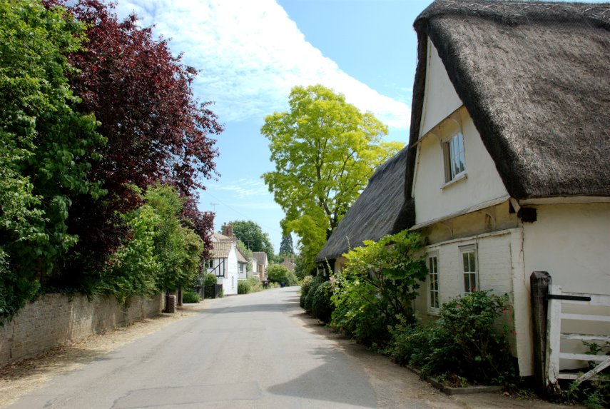High Street, Hemingford Abbots, Huntingdonshire, England, Great Britain