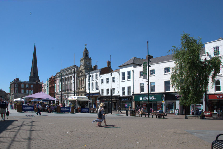 High Town, Hereford, Herefordshire, England, Great Britain